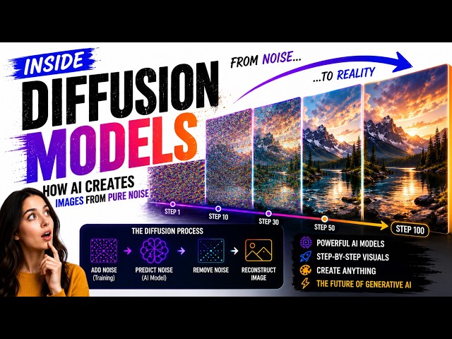 How AI Creates Images From Pure Noise | Inside Diffusion Models
