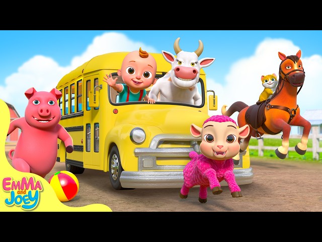 Wheels On The Bus for Kids! 🧒 | Emma And Joey - Nursery Rhymes