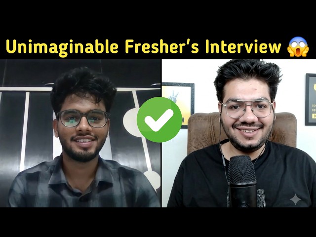 Java Interview Experience (Fresher)