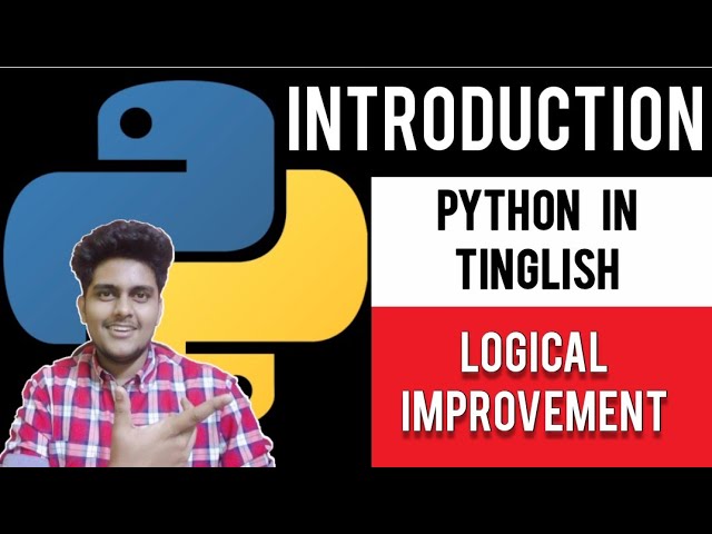 Python in Telugu + English | Coding For Beginners | Python in Tinglish '1'🔥🔥🔥