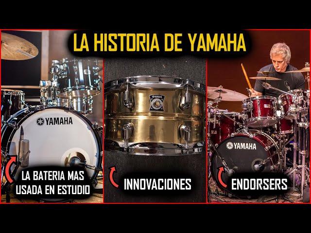 La Historia De Las Baterias Yamaha 🥁 : Sus Series - Innoaciones - Endorsers