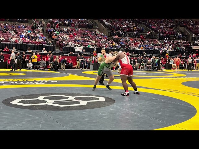 285 lbs D2 OH R1 Jaxin Stancombe, Mansfield Madison vs DeAngelo Spear, Canton South