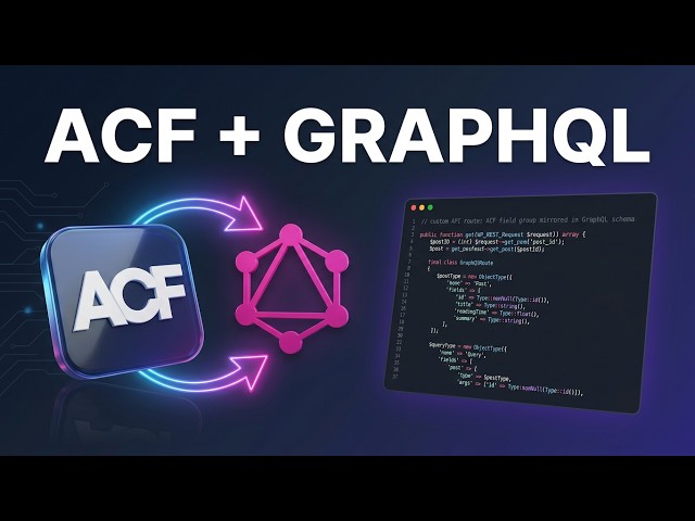 Query ACF fields with GraphQL, in your own API route