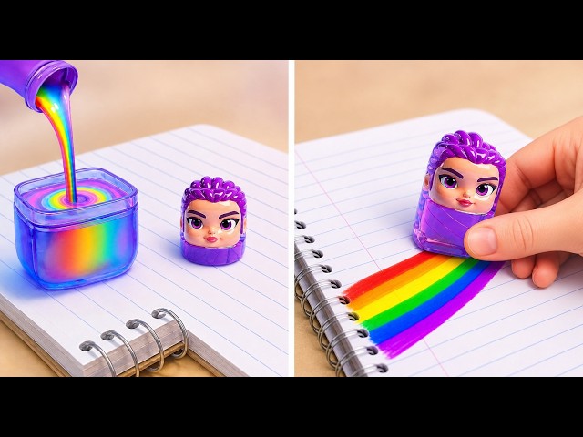 🎨 POV: YOUR SCHOOL SUPPLIES ARE THE CUTEST IN CLASS! 😍💡