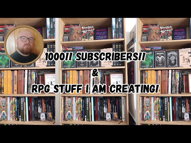 1000!! Subscribers!! & RPG Content I Am Making with Preview!