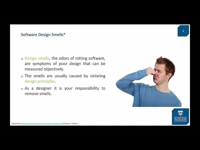 Coupling, Cohesion, and Software Design Smells
