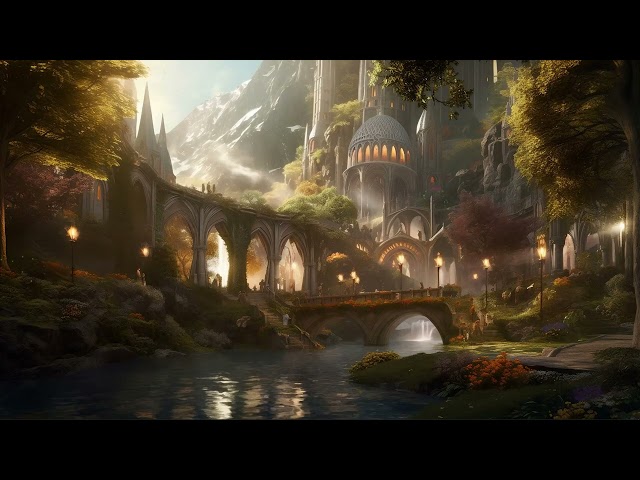 ✨ Fantasy Kingdom Animation! - Free Meditation Background Video - Peaceful Animated Loop