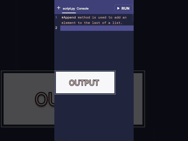 Append method in list | Python | list | append | code