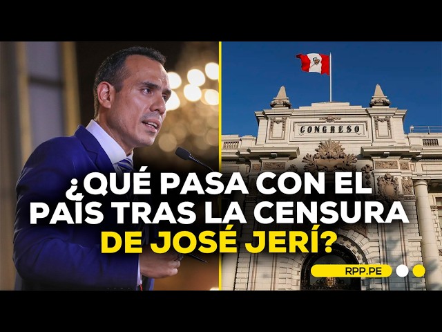 Congreso CENSURÓ a JERÍ: análisis legal y consecuencias políticas #ROTATIVARPP | ENTREVISTA