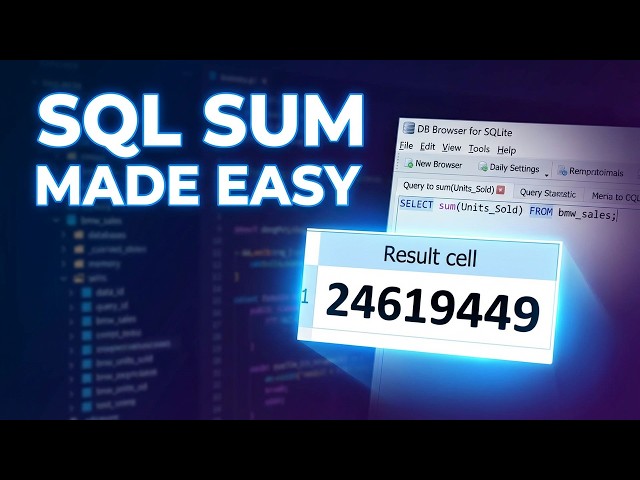 Total Values with SQL SUM | Database Calculation Made Easy