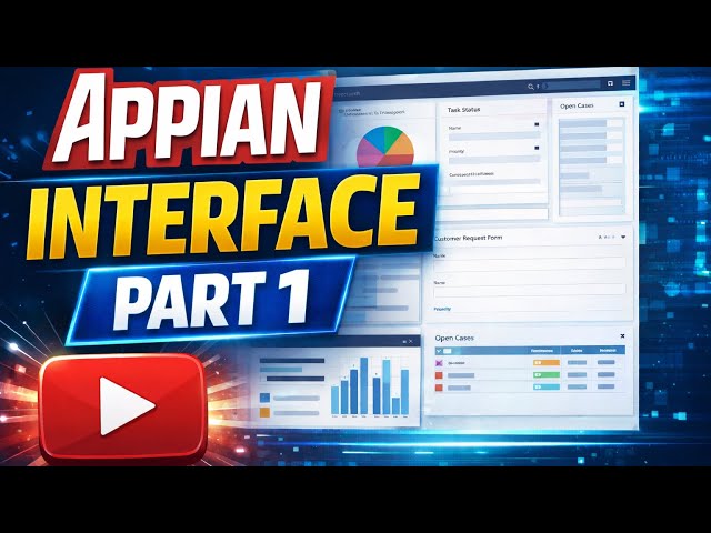 Appian Interface - Part 1 | Interface Patterns | Components| Library