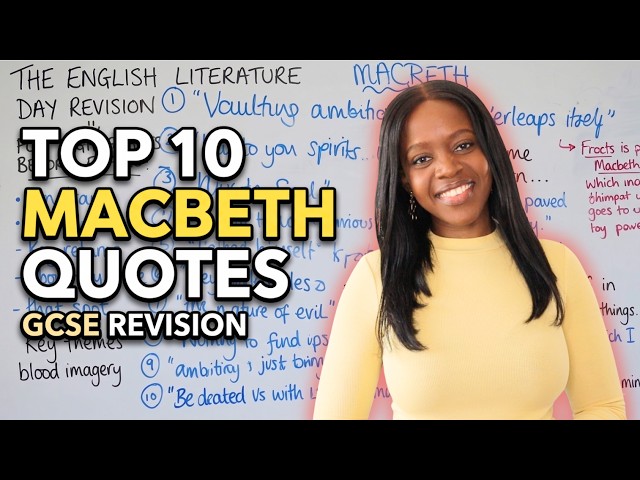 Top 10 Quotes For Any Macbeth Question (Analysis included) | 2026 GCSE Exams