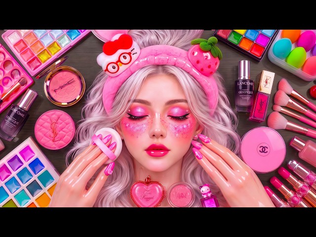 ASMR Makeup on Mannequin🎭 (No Talking) #11