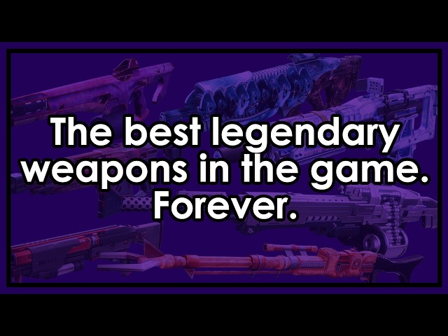 These are the best legendary weapons in Destiny 2. Every single one.