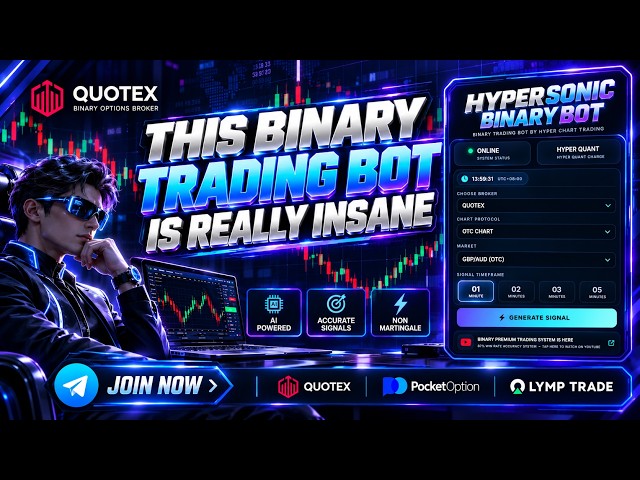 This AI Binary Bot Does the Analysis for You 🤯| Quotex & Pocket Option Bot Signal Test 2026