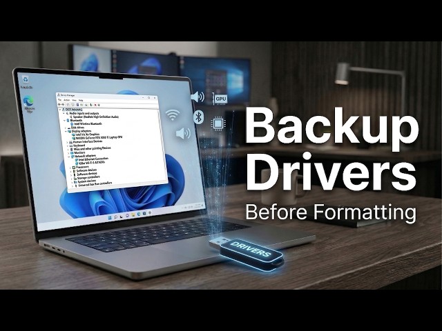 How to Backup All Drivers Before Formatting Windows