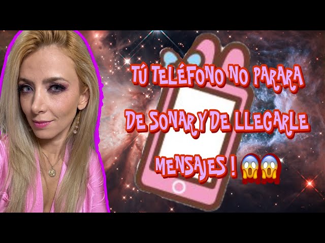 TÚ TELÉFONO NO PARARA DE SONAR Y DE LLEGARLE  MENSAJES ! 😱😱 #tarot #amor #canada #Mexico #quebec