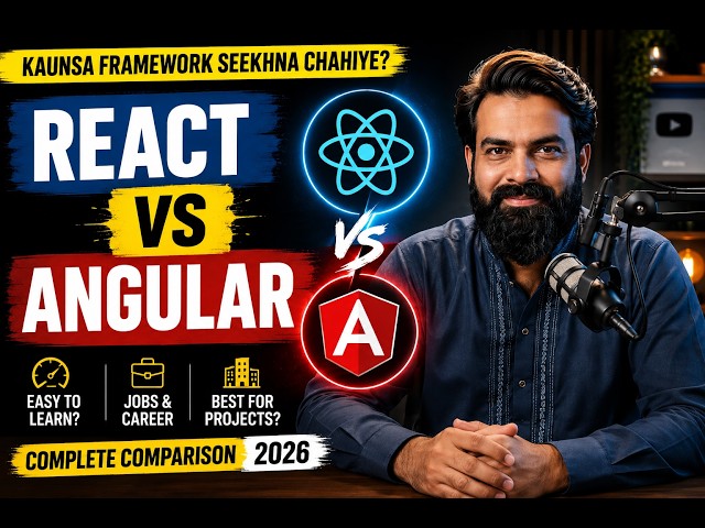 React vs Angular | Which Framework Should You Learn? (2026 Guide)