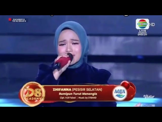 Zhifanna DA8 || Bumipun Turut Menangis / Konser Audisi D'Academy 8