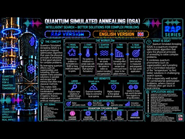 Quantum Simulated Annealing (QSA) 🎧 Quantum Optimization | RAP Music Explanation