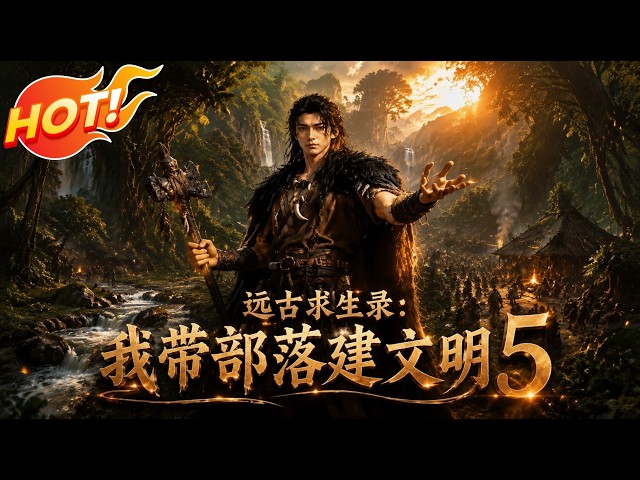 ⚡【新番速递】《远古求生录：我带部落建文明5》他带部落造船铸铜开商路，金部落却早已布下联姻与断交的局！ #爱看动漫 #最新漫剧 #玄幻 #逆袭 #漫剧合集