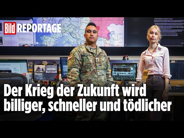WIESBADEN: In dieser Kommandozentrale plant die Nato den Krieg mit Drohnen und KI | BILD REPORTAGE