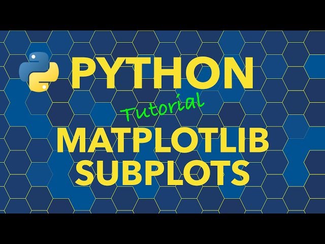 Python Chart Subplots with Matplotlib