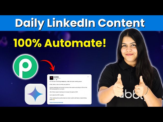 Automate LinkedIn Posts with Pabbly + Google Gemini
