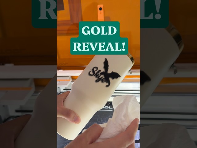 She Couldn’t Find the Perfect Gift… So We Made One! #xtoolm2 #customtumblers