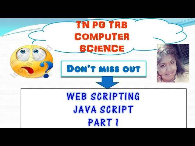 PG TRB Computer Science Web Scripting - Java Script Part 1