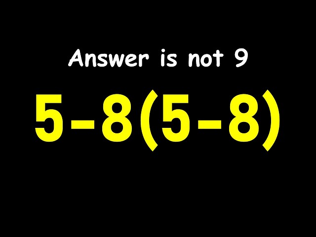 The Correct Answer Will Shock You!