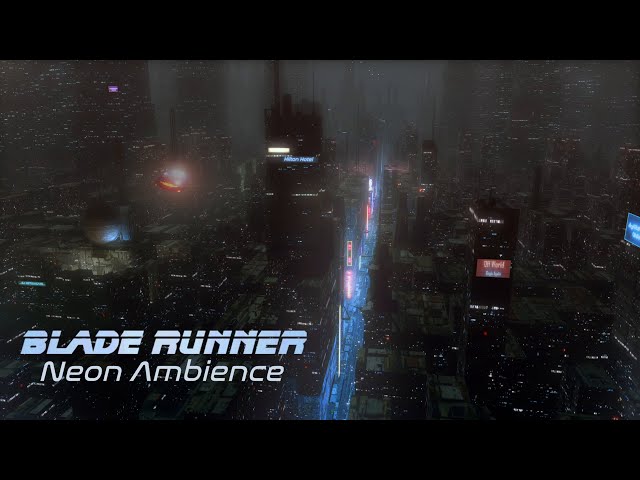 Blade Runner - Neon Ambience | For Work, Study and Relaxation - 8 Hours