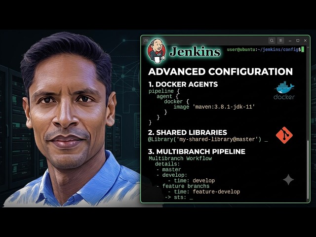 Jenkins Advanced: Docker Agents and Multibranch Pipeline