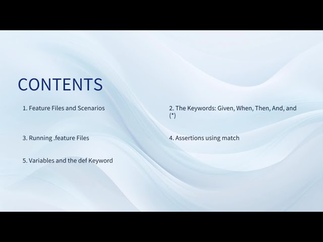 Karate Framework Basics