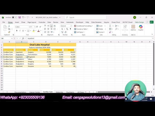 New Perspectives Excel 365/2021 | Module 6: SAM Project 1a | #SAM Project 1a Excel Module 06