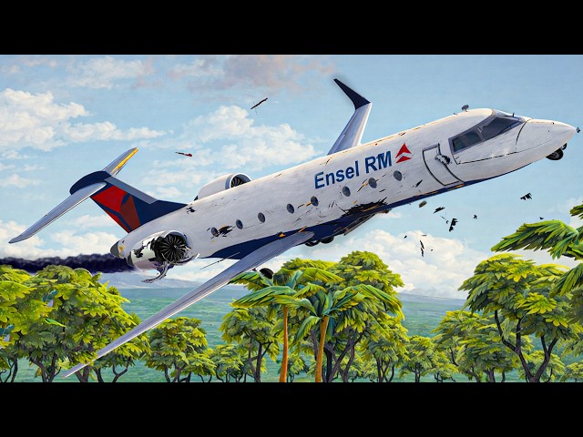 Pilot Lost Control During Emergency LANDING | Engines Failed Airplane Crashes ! Besiege plane crash