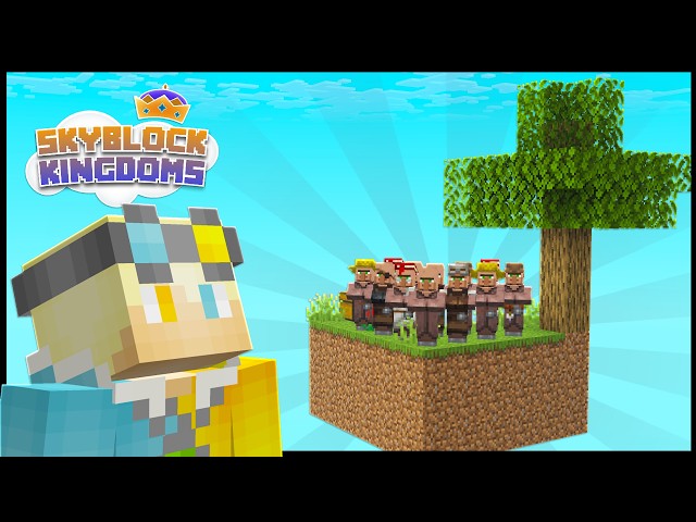 I Created a Villager Army on Skyblock Kingdoms!