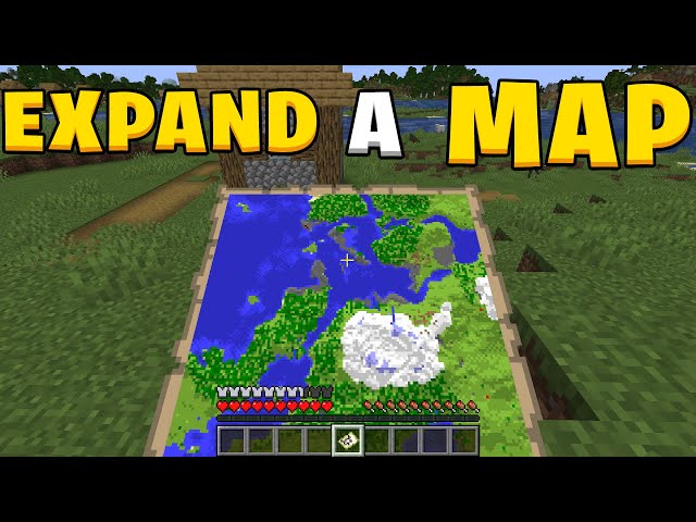 How to make a map bigger in Minecraft 1.21