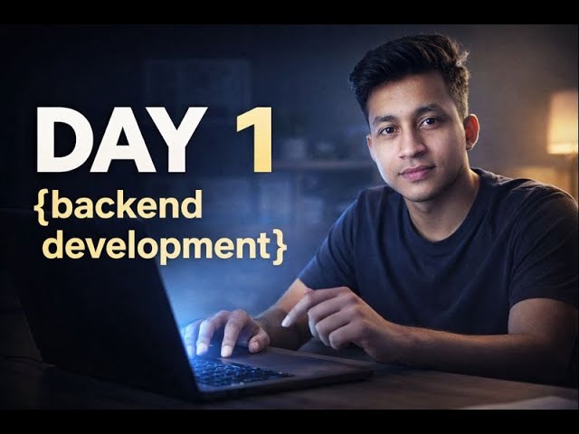 Day 1 – Revising Backend Development (Beginner Friendly)