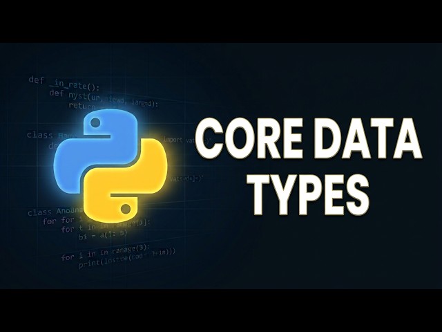 Python Data Types Explained — int, float, str, bool, None | Python Course Module 1, Topic 3