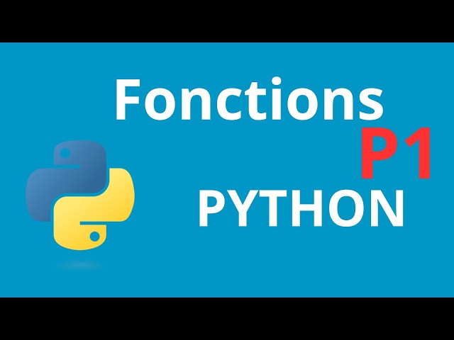 Fonctions P1 - Python