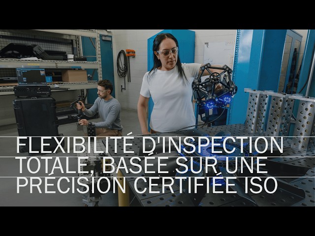 MetraSCAN 3D | Scanner 3D flexible 3-en-1 pour l'inspection industrielle