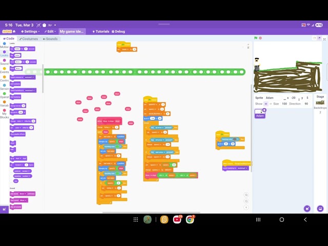 I Used Griffpatch to make this