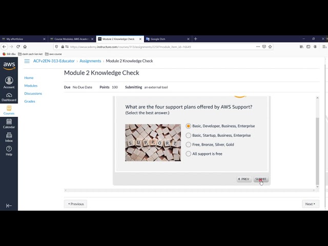 Module 2   Cloud Economics and Billing - Knowledge Check
