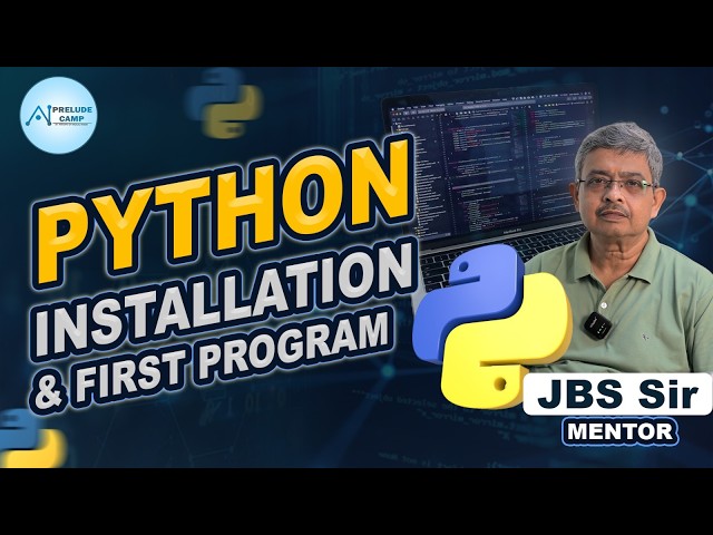Python Installation & First Program | Python to the Point🎯 @PreludeCamp