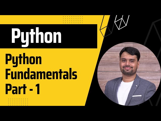 01 Python Fundamentals Part 1