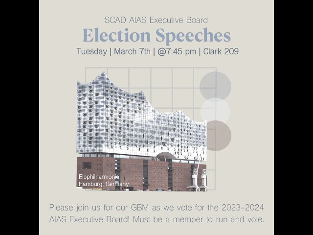 SCAD AIAS 2023-2024 Elections Speeches