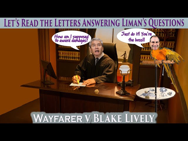Let's Discuss the Letters re: the 47.1 Questions Judge Liman Asked Wayfarer and Blake Lively