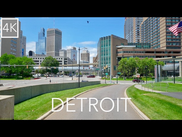 Detroit Michigan 4K Drive | Exploring the Motor City | Driving Tour