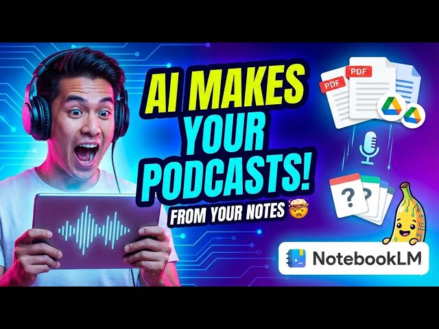 Google NotebookLM Tutorial: Create Flashcards, Summaries & AI Podcasts from Your PDFs
